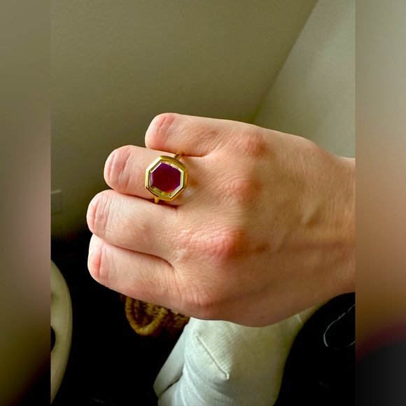 IRIDESCENT GOLD RING - Picture 4 of 4